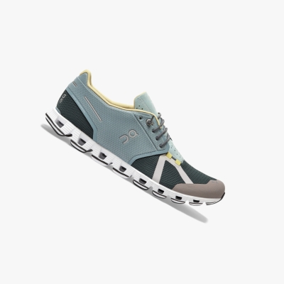 Blue Men's QC Cloud 70 | 30 Road Running Shoes | 195087-WCL