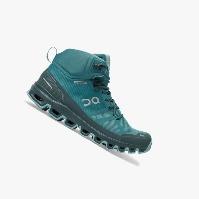 Green Women's QC Cloudrock Waterproof Hiking Boots | 457832-RDT