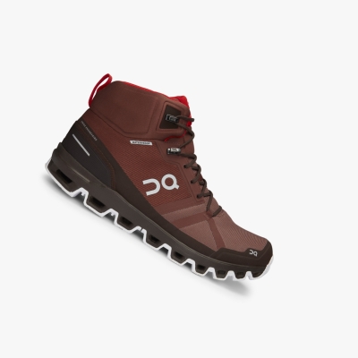 Red Men's QC Cloudrock Waterproof Hiking Boots | 280569-HVP